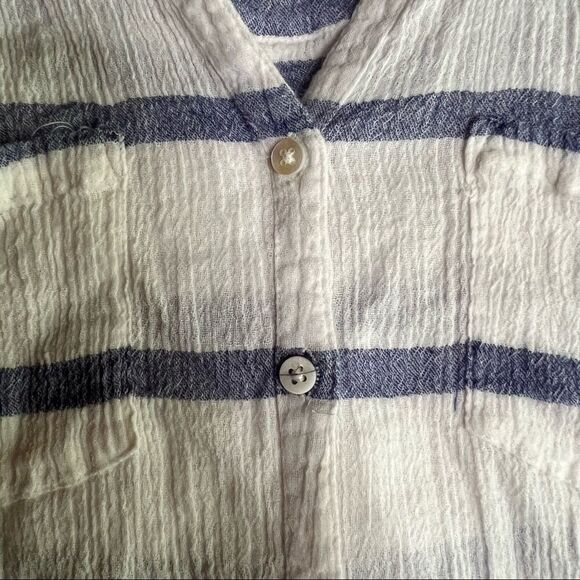 Mango Kids Stripe Button Down Top - Picture 5 of 6